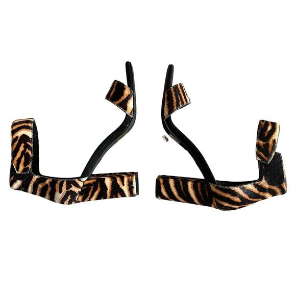 Jeffrey Campbell Lindsay Calf Hair Animal Print Heels - Picture 5 of 10